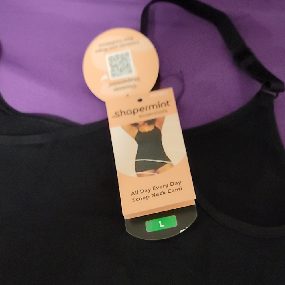 Shapermint Black Shapewear with Durable Straps